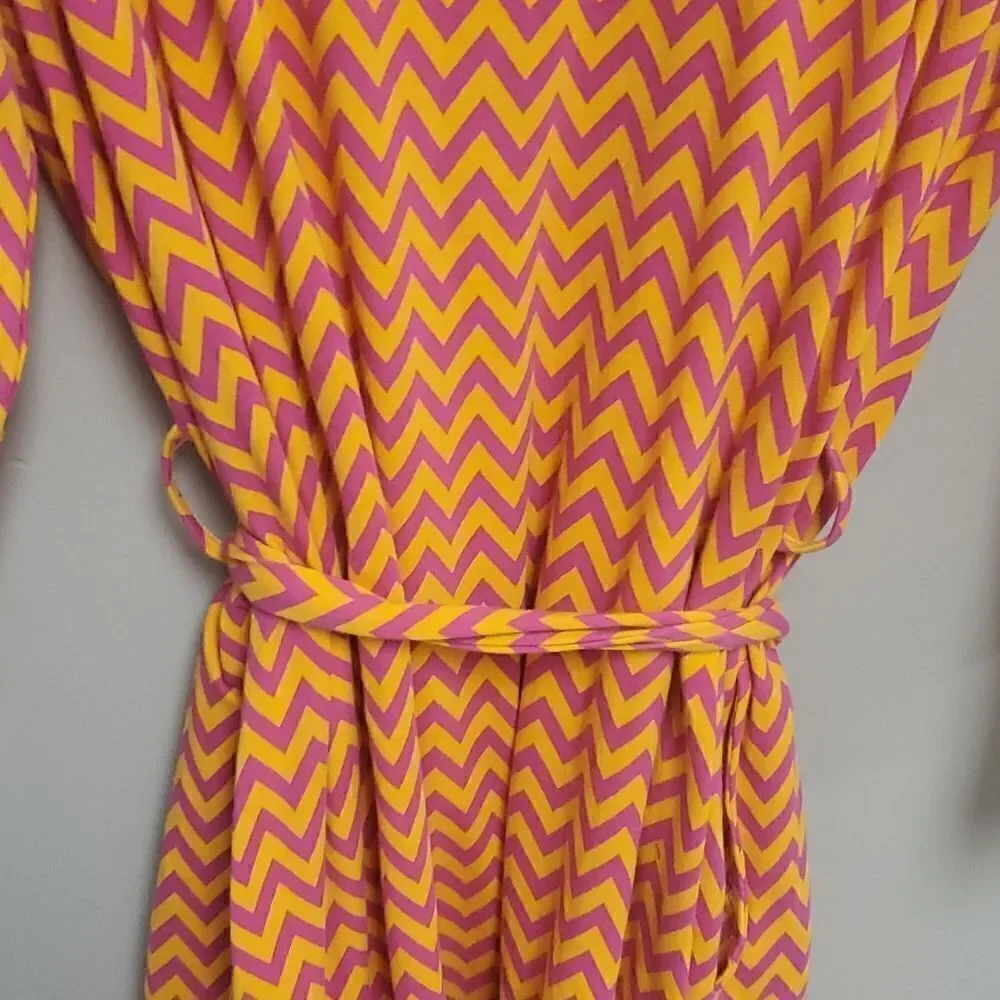 ‎VERA BRADLEY Knit Robe Ziggy Zags - Size L/XL